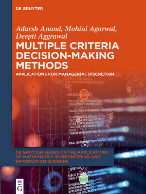 cover image of Multiple Criteria Decision-Making Methods